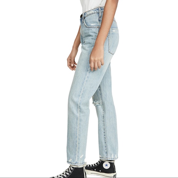 One Teaspoon Denim - One Teaspoon Awesome Baggies Light Wash Mid Rise 2 Hole Jeans 28